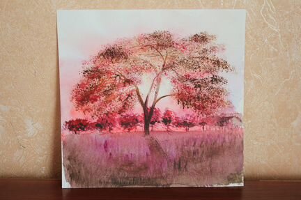 Картина акварелью 