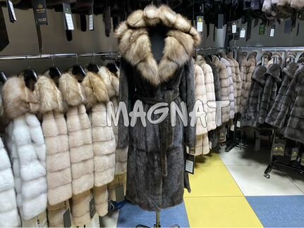 Шуба с куницей