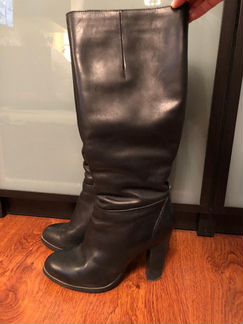 Сапоги зимние натуральные кожа и мех 37