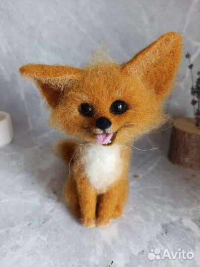 Лиса интерьерная игрушка