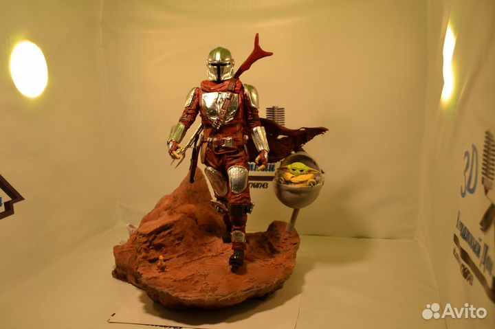Мандалорец, диорама star wars