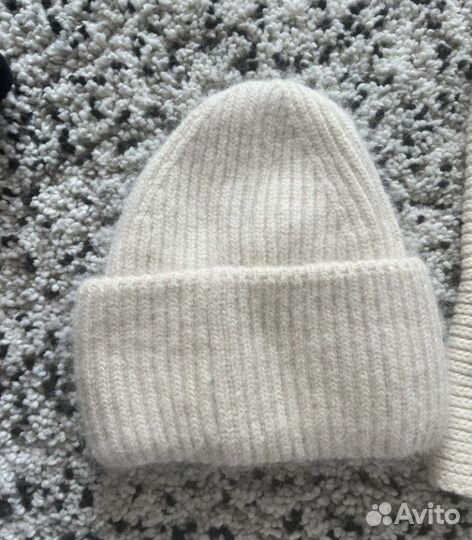 Комплект шапка и снуд женский