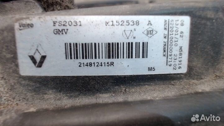 Вентилятор радиатора Renault Scenic, 2010