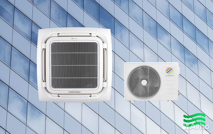 Кондиционер кассетный (новые много)