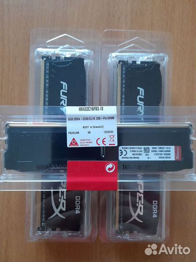 Оперативная память DDR4 16GB 3200Mh KingstonHyperX