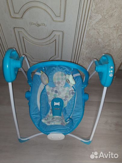 Детские электронные качели babyton