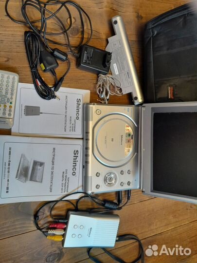 Dvd проигрыватель портативный Shinco + тв тюнер