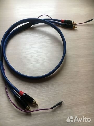 Межблочный кабель phono 2RCA-SC с заземлением