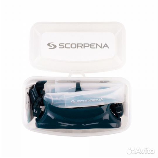 Набор Scorpena маска+трубка для сноркелинга, тёмно