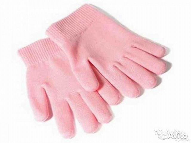 Силиконовые гелевые SPA перчатки розовые
