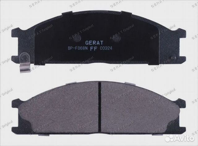 Тормозные колодки Gerat BP-F068N (передние) Normal