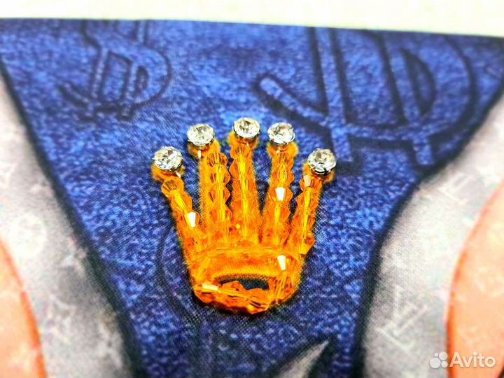 Нашивка на одежду Заяц с короной