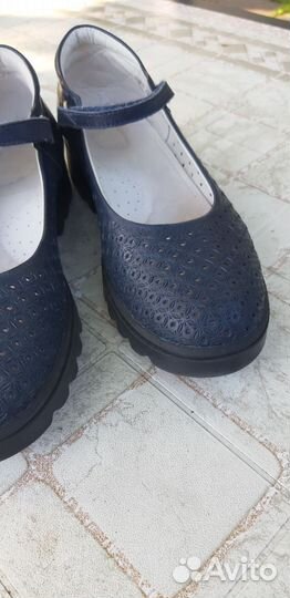 Туфли elegami(школьные) девочка36разм+37 р.кожа