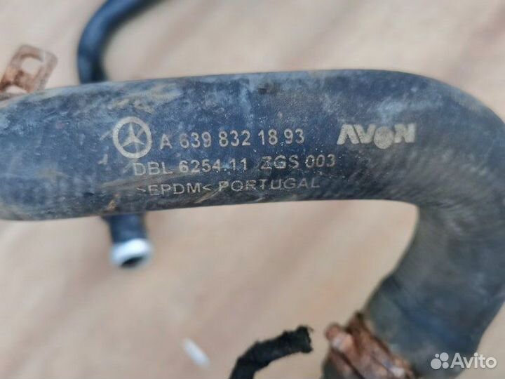 Клапан печки Mercedes-Benz Vito 639 рестайлинг