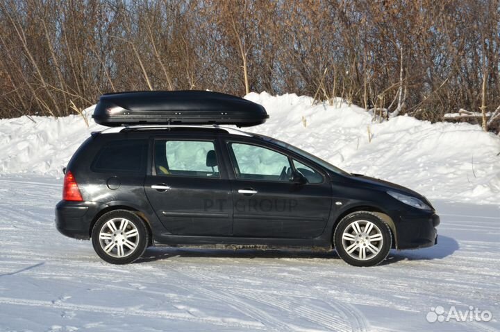 Бокс-багажник на крышу Чёрный 