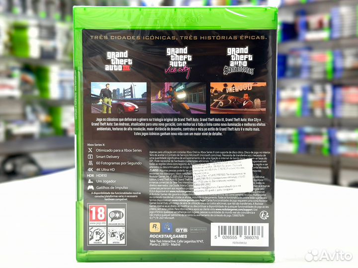 GTA The Trilogy The Definitive Edition (Xbox) NEW