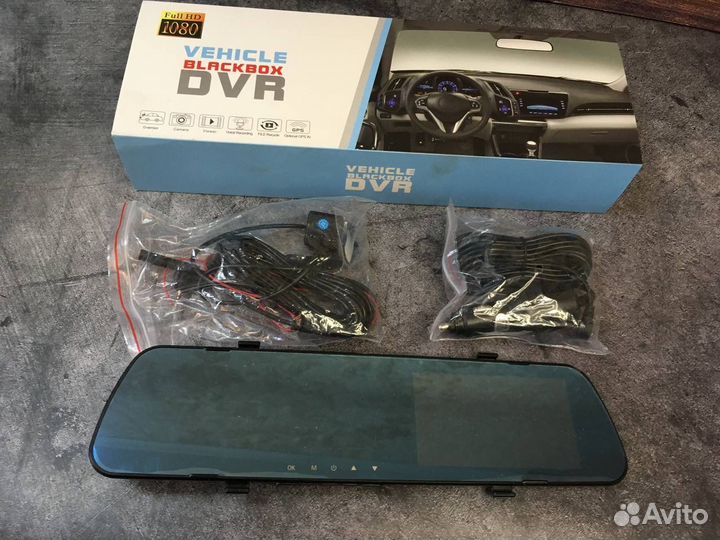 Видеорегистратор зеркало 2 камеры