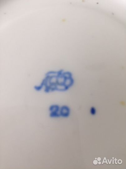 Сервиз чайный остатки фарфор