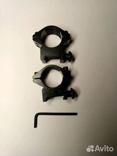 Кольца для прицела на планку вивёра 25,4 мм