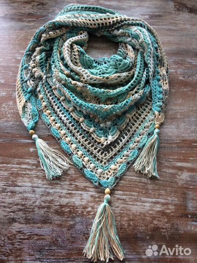 Бактус (шарф) ручная вязка
