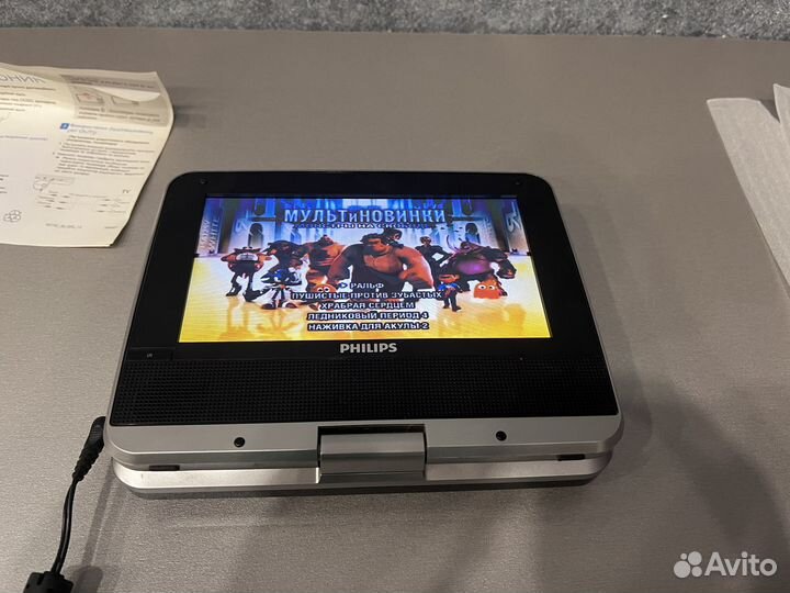 Портативный dvd плеер philips