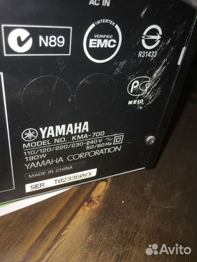 Усилитель ямаха кма 700