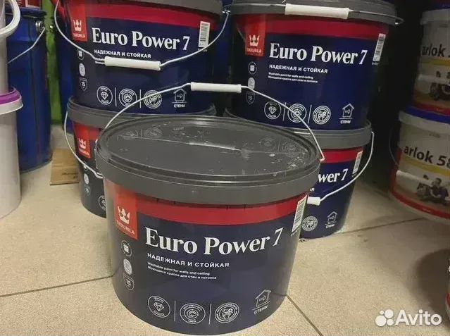 Краска Тиккурила Евро-7 Tikkurila Euro Power 7