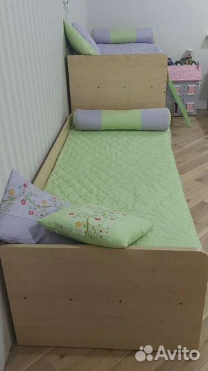 Детские кроватки, двухярусные кровати