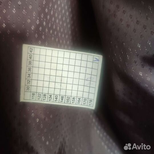 Пиджак школьный для мальчика 170-176