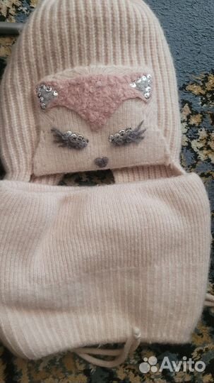 Шапка и снуд для девочки