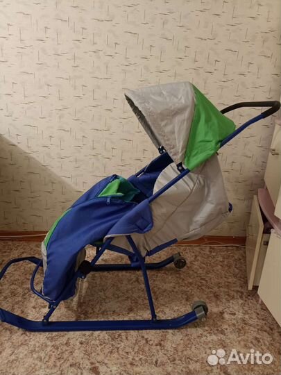 Коляска санки