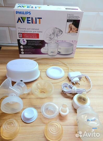 Молокоотсос avent электрический
