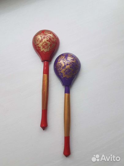 Ложки деревянные, роспись