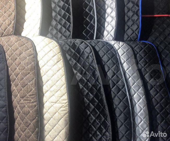 Накидки на сиденья в Авто. Алькантара, Лён, Велюр