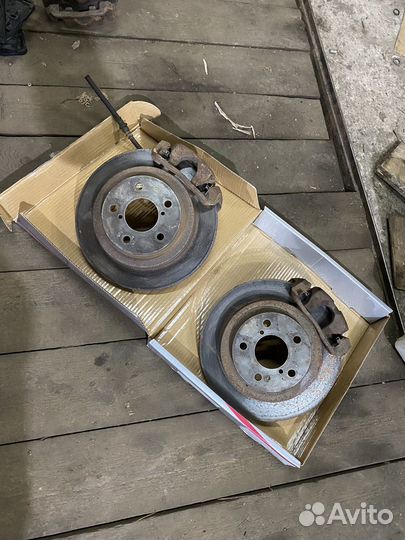 Задние вентилируемые тормоза forester sf sti 2m