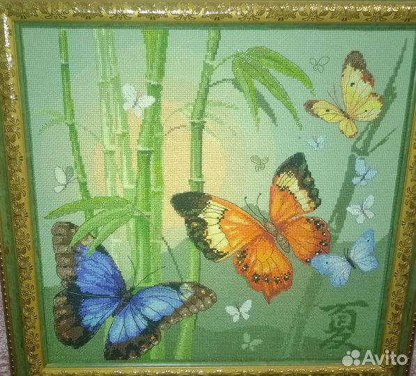 Картина-вышивка ручная