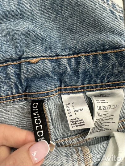 Джинсовый комбинезон hm