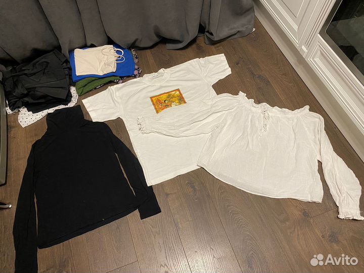 Вещи пакетом женские m 9 кг/ 31 шт