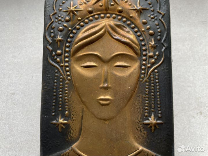 Шикарная чеканка подсвечник СССР