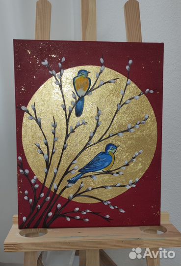 Картина акрилом на холсте