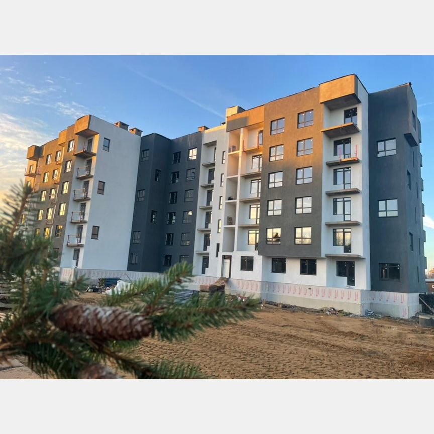 2-к. квартира, 38,4 м², 2/6 эт.
