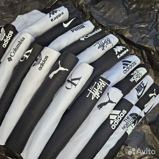 Футболки малый опт базовая черн 50