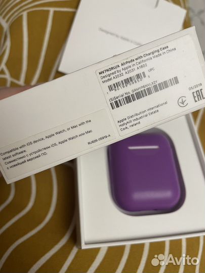 Наушники apple airpods 2