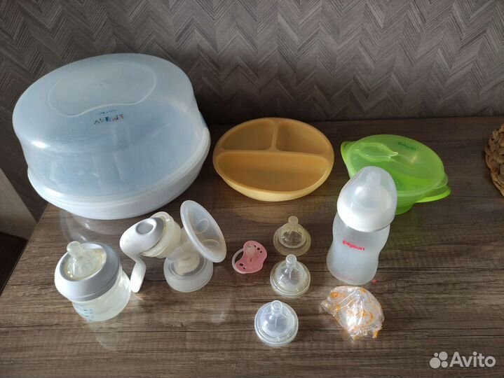 Соски Avent Anti-colic, бутылочка Pigeon