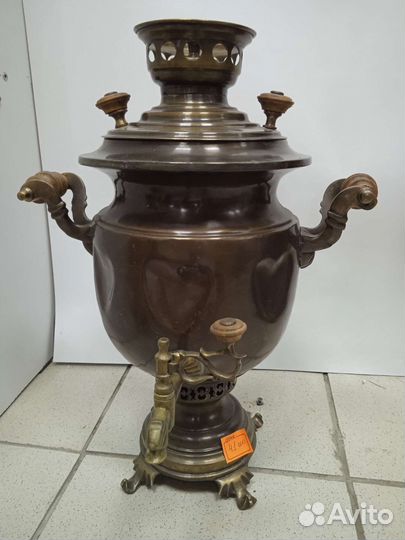 Самовар на дровах старинный