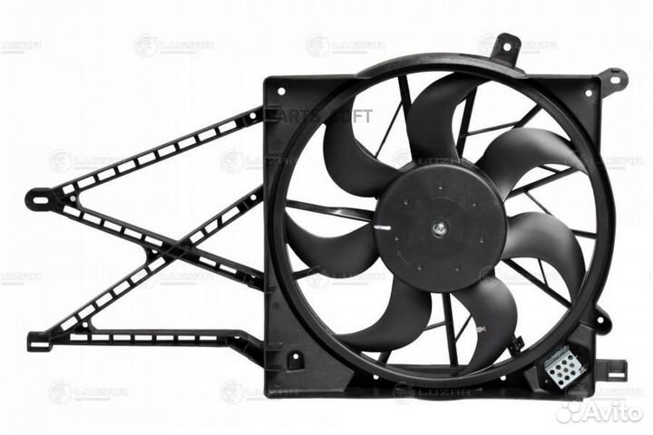 Luzar LFK 2166 Вентилятор радиатора (с кожухом) op