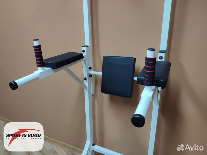 Напольный турник 3 в 1 брусья пресс
