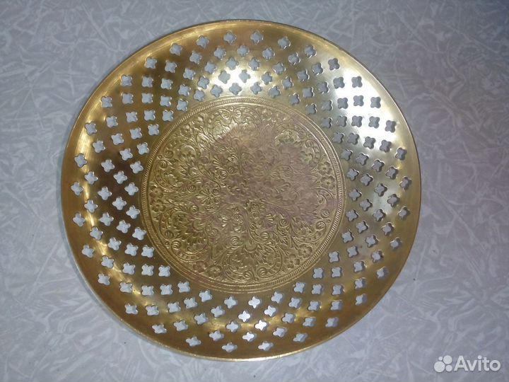 Cухарница конфетница из латуни Индия 1960-1980 гг