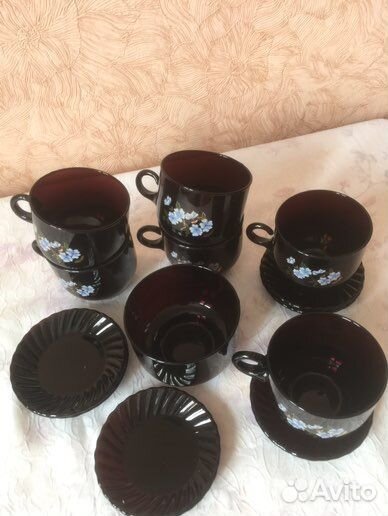 Кофейный сервиз на 6 персон, новый