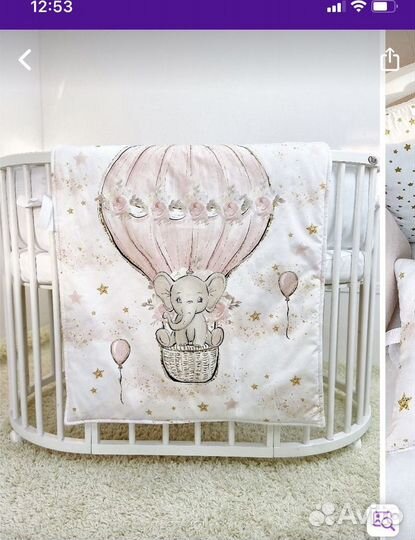 Бортики в детскую кроватку